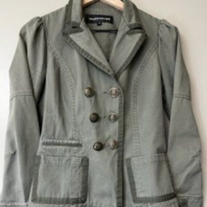 Warehouse Single Breasted Military Style Jacket